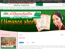 Tablet Screenshot of alberobello.es